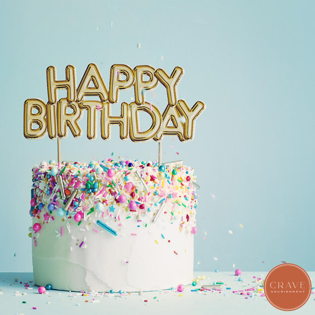Think about birthday celebrations. You associate the celebration with positive emotions, and what else is almost always there? Birthday cake! This can trigger a craving!