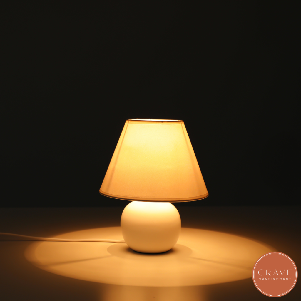 Supporting your circadian rhythm isn't only about when you eat. One simple habit I encourage is dimming the lights after dinner.