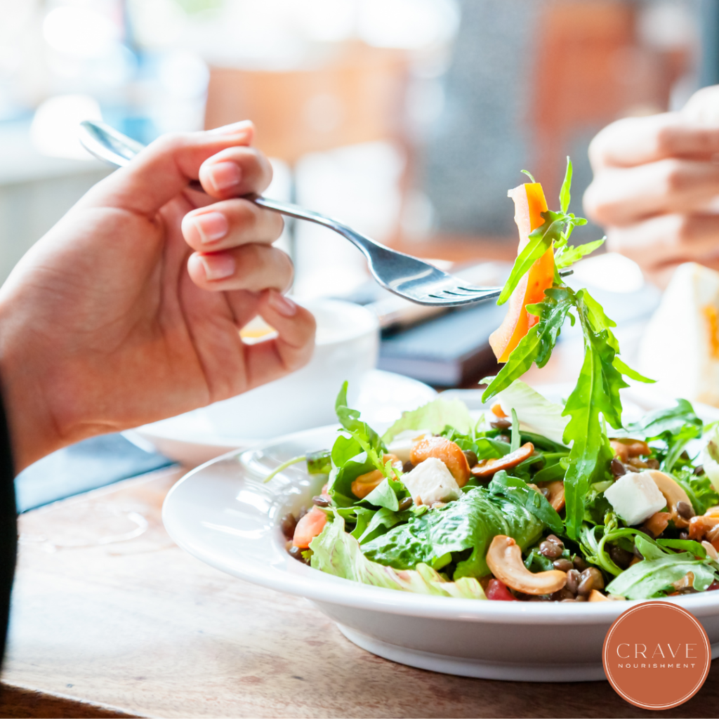 Eat with daylight whenever you can.
